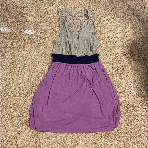 Charlotte Russe Dresses & Skirts - Purple and Gray Dress